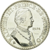 Monnaie, Monaco, 50 Francs, 1974, FDC, Argent, Gadoury:162 - 1960-2001 Nouveaux Francs