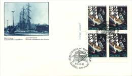 1984  Tall Ships   LL Plate Block  Sc 1012 - 1981-1990