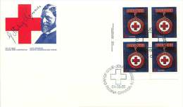 1984  Canadian Red Cross    LL Plate Block  Sc 1013 - 1981-1990