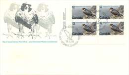 1978  Peregrine Falcon  LL Plate Block  Sc 752 - 1971-1980