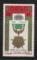 COMORES - PA N°13 ** (1964) Médaille - Luftpost