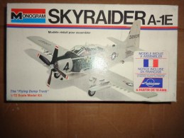 Maquette -monogram  SKYRAIDER A-1E 1.72 REF 6807 - Airplanes