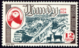 GEOGRAPHY-DEER & DEVILS SLIDE-BIRDS-PUFFIN-LUNDY-MNH-B3-424 - Geographie