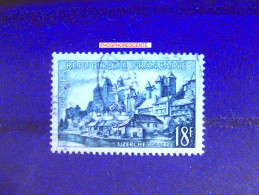 VARIÉTÉS 1955 N° 1040 UZERCHE LIMOUSIN PHOSPHORESCENTE OBLITÉRÉ - Oblitérés