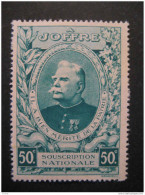 Joffre 50c Souscription Nationale WW1 - Vignette Militari