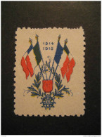 France Italie Amitie WW1 1914-1915 Flag - Vignettes Militaires