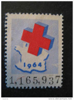 1964 Carte De France Et Croix Rouge - Rotes Kreuz