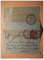 Paris R. D' Enghien 1907 To Hotel Des Alpes Carte PNEUMATIQUE France - Pneumatische Post