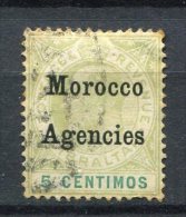 Marruecos Inglés. Yvert 16 Used. - Morocco Agencies / Tangier (...-1958)