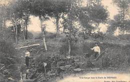 Desvres    62      Bûcherons En Forêt. Une Coupe - Desvres