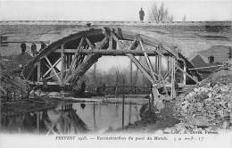 Frévent    62       Reconstruction Du Pont Du Marais - Andere & Zonder Classificatie