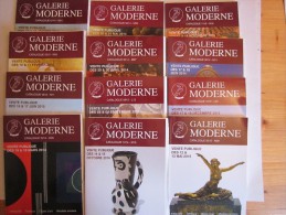 Glerie Moderne - Catalogues De Vetes Publiques - Kunstführer