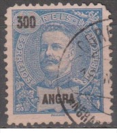ANGRA (Açores) - 1897,  D. Carlos I.  300 R.    D. 11 3/4 X 12  (o)   MUNDIFIL Nº 25 - Angra