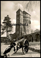 ÄLTERE POSTKARTE BURG STOLPEN JOHANNISTURM EISENGESCHÜTZ AUS DEM 17. JH. Kanone Geschütz Cannon Canon Turm Cpa Postcard - Stolpen