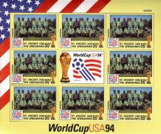 SAINT VINCENT   Feuillet N° 2106   * *  Cup 1994 Football  Soccer Fussball  Nigeria - 1994 – États-Unis