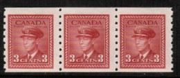 CANADA  Scott # 265** VF MINT NH STRIP Of 3 - Unused Stamps