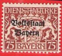 MiNr.41 D Xx Altdeutschland Bayern Dienstpost - Neufs