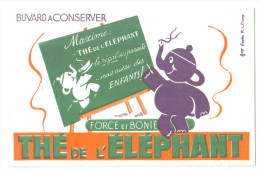 Buvard Ancien "Thé De L'Eléphant" - T