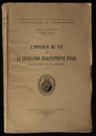 ( Côte-d'Or Mont Lassois) L'OPPIDUM DE VIX Et LA CIVILISATION HALLSTATTIENNE FINALE René JOFFROY 1960 - Bourgogne