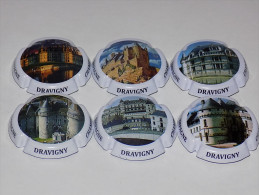 SERIE De 6 Capsules De Champagne - DRAVIGNY BRIGITTE - Collections