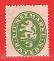 MiNr.44 D  Xx Altdeutschland Bayern Dienstpost - Mint