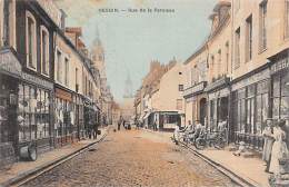 Hesdin     62          Rue De La Paroisse. Motos Anciennes - Hesdin