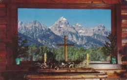 Altar And Window Chapel Of The Transfiguration Moose Wyoming 1959 - Autres & Non Classés