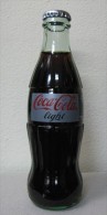 AC - 50th ANNIVERSARY OF COCA COLA LIGHT IN TURKEY EMPTY GLASS BOTTLE & CROWN CAP 250 Ml - Flaschen