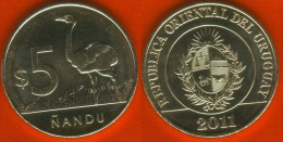 Uruguay 5 Pesos 2011 "Nandu" UNC - Uruguay