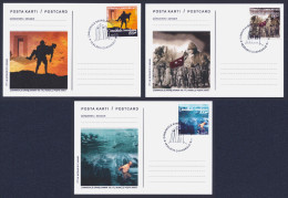 2015 TURKEY "GALLIPOLI / CENTENARY OF WWI" CARTOLINE MAXIMUM FDC - Tarjetas – Máxima