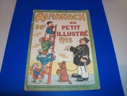 Almanach Du Petit Illustré 1912. 1ère De Couv,dessin CO De Nicolson + Footit Et Chocolat Les Célèbres Clowns.Offenstadt - Agende & Calendari