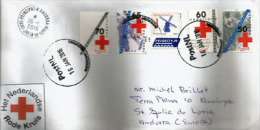 Croix-Rouge Néerlandaise "Philanthropie,independance,impartialité", Emblème NRK, Sur Lettre Adressée En Andorre - Covers & Documents