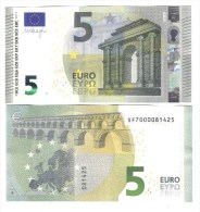 NEW 5 € 2013 ITALIA SERIE SF Mario Draghi FDS UNC DA MAZZETTA S001 Cod.€.125 - 5 Euro