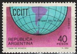 Argentina Aereo 124 ** Foto Estandar. 1968 - Luftpost