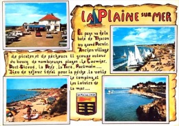 # La Plaine Sur Mer - Vues De La Côte - Cp Multivues - La-Plaine-sur-Mer