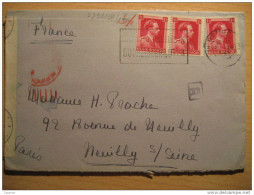 Brugges 1941 To Neuilly France WW2  Germany Wehrmacht Censor Censure Censored Cover - Guerre 40-45 (Lettres & Documents)