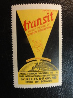 1940 Transit Revue Belgue Vignette Poster Stamp Label Belgium - Erinnophilie [E]
