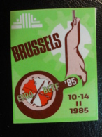 1985 Euro Beef Vignette Poster Stamp Label Belgium - Erinnophilie [E]