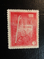 1950 Canne Blanche Vignette Poster Stamp Label Belgium - Erinnophilia [E]