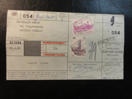 1966 STATTE GENT Spoorweg Chemins De Fer Colis Postaux  Belgium - Sonstige & Ohne Zuordnung