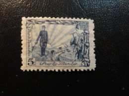 WW1 Pour Les Mutiles  Label Vignette Poster Stamp Belgium - Erinnofilia [E]