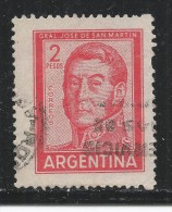Argentina 1961. Scott #692a (U) General, José De San Martin - Oblitérés
