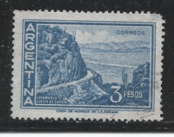 Argentina 1960. Scott #693 (U) Zapata Slope, Catamarca - Used Stamps