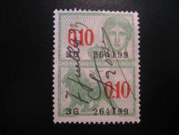 0.10 Taxes Fiscales 1933 Lion Timbre Revenue Fiscal Tax Postage Due Official BELGIUM Belgie Belgique - Stamps