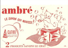 Buvard CATOX Ambré LE SAVON QUI MOUSSE! CATOX La Plus économique Des Poudres à Laver 2 Produits Savons Le Chat - Profumi & Bellezza