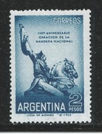 Argentina 1962. Scott #735 (MNH) Manuel Belgrano Statue, Buenos Aires  *Complete Issue* - Neufs