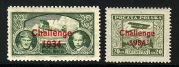 POLAND 1934 Michel No 289-290  Set  MNH - Ungebraucht