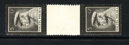 POLAND 1935  MICHEL NO 294 GUTTER PAIR  MNH - Unused Stamps