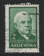 Argentina 1962. Scott #742 (U) President, Domingo F. Sarmiento - Used Stamps