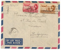 Par Avion An 1952, EGYPTE - Poste Aérienne Y&T N°46 (x2), Depuis Hôpital Cie Du Canal - ISMALIA - Airmail